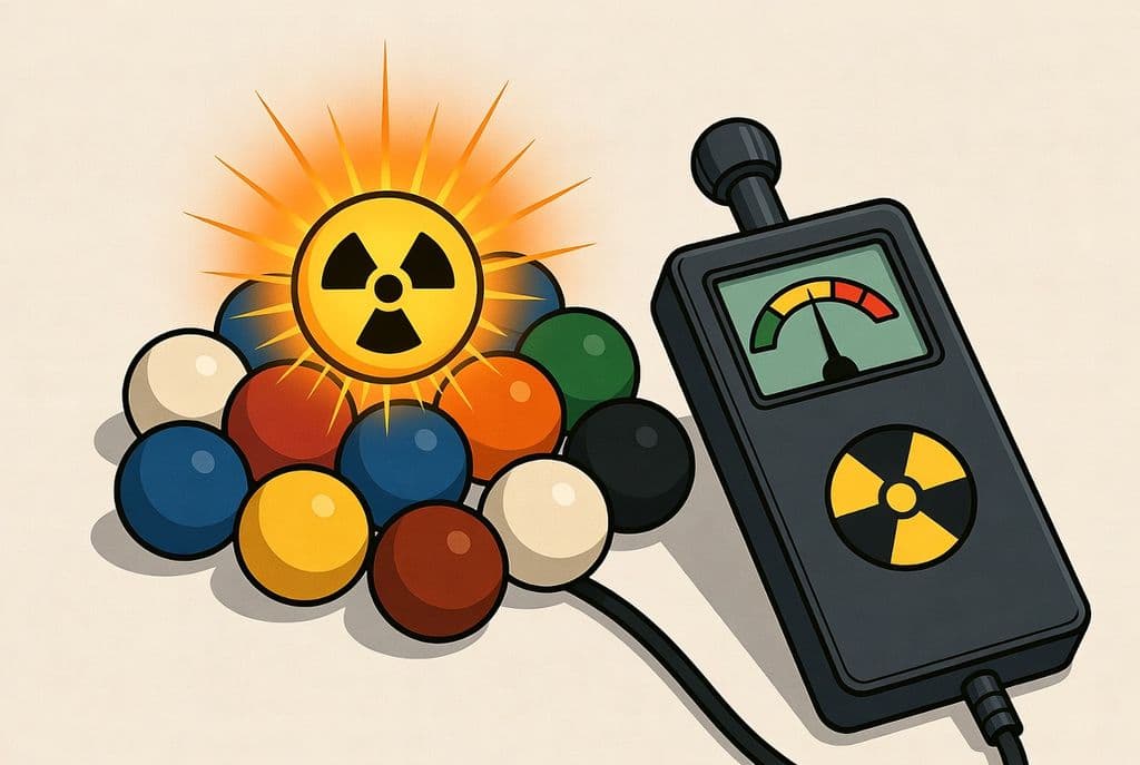 14 радіоактивних куль