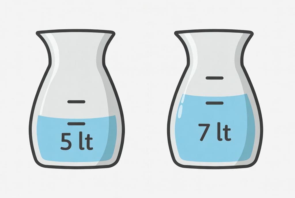 6 літрів води