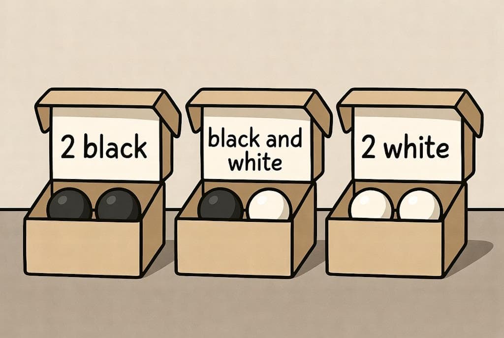 Чорні і білі кульки