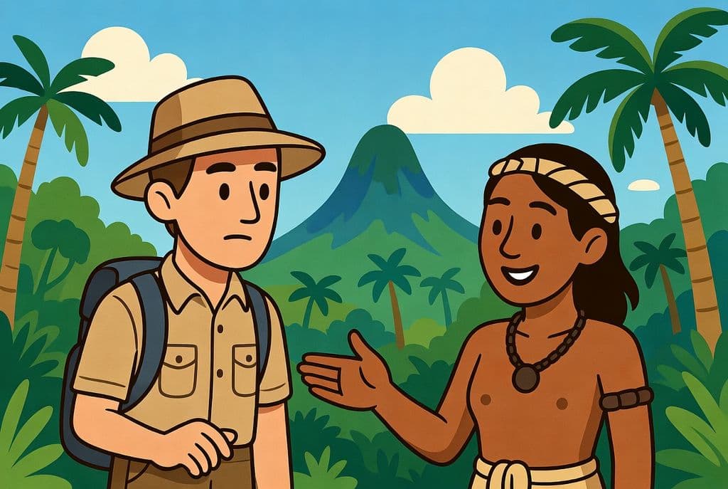 Мандрівник на острові