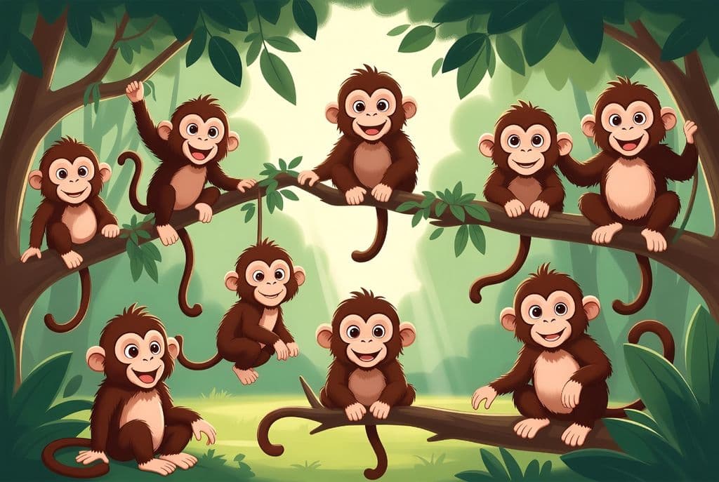 Мавпи в гаї