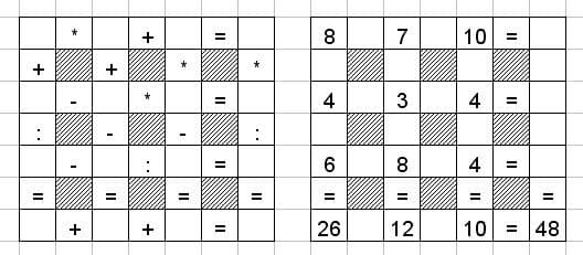 Розставте числа