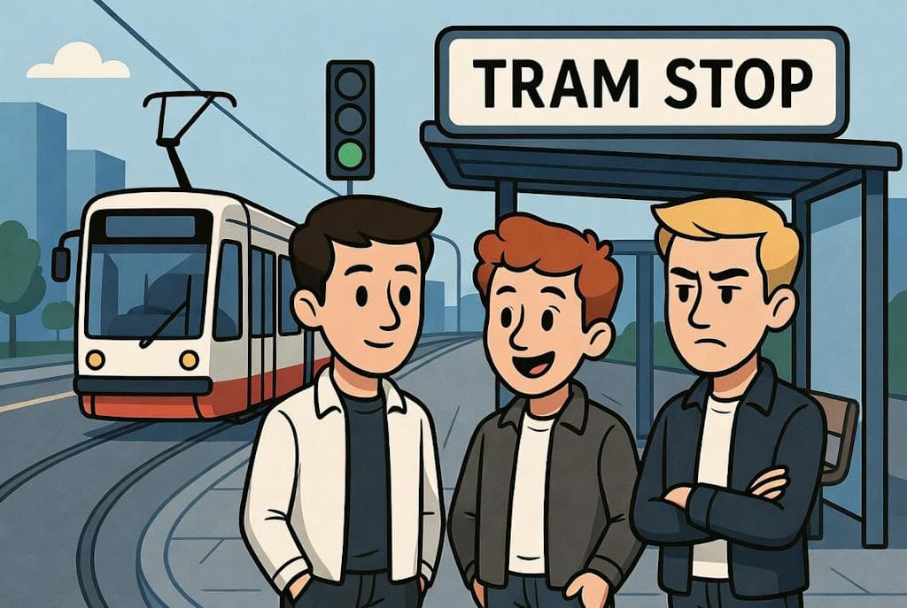 В очікуванні трамвая