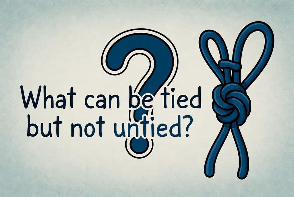 Загадка про щось що можна зав'язати
