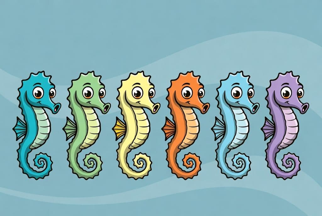 Веселі морські коники